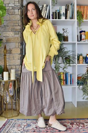 Paloma Poet Blouse Soft Ochre